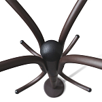 Вешалка напольная коричневая с 4-мя металлическими крючками Noble Branches варинант исполнения - 3 | Loft Concept в Костроме