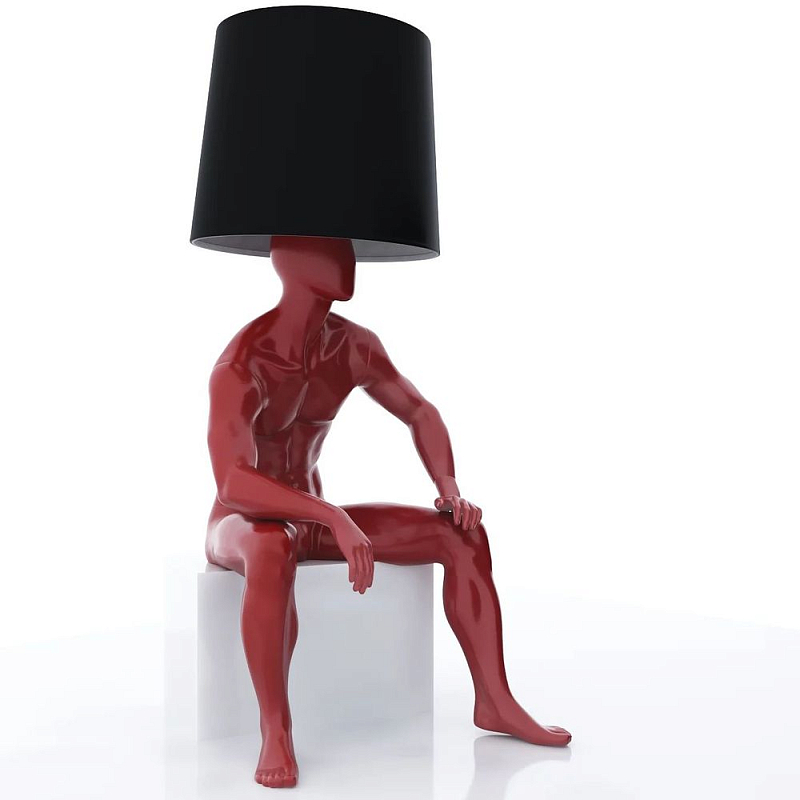 Лампа MALE MANNEQUIN LAMP с абажуром Глянцевый черный Черный матовый Глянцевый белый Белый матовый Серый матовый Золотой Красный Шампань Лампа MALE MANNEQUIN LAMP с абажуром Глянцевый черный Черный матовый Глянцевый белый Белый матовый Серый матовый Золотой Красный Шампань в Костроме | Loft Concept