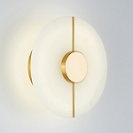 Бра с плафоном из камня в форме диска Buccio Stone Disk Wall Lamp варинант исполнения - 2 | Loft Concept в Костроме