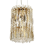 Подвесной светильник с металлическими и хрустальными подвесками Bonnay Crystal Hanging Lamp варинант исполнения - 1 | Loft Concept в Костроме
