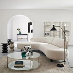 Торшер с поворотным плафоном Davy Brass Floor Lamp варинант исполнения - 9 | Loft Concept в Костроме