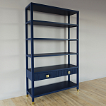 Стеллаж с двумя ящиками Elsa Dreams Blue варинант исполнения - 1 | Loft Concept в Костроме