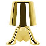 Настольная лампа фигурная цвета золото с гладким абажуром Высота 17 см Sophia варинант исполнения - 6 | Loft Concept в Костроме