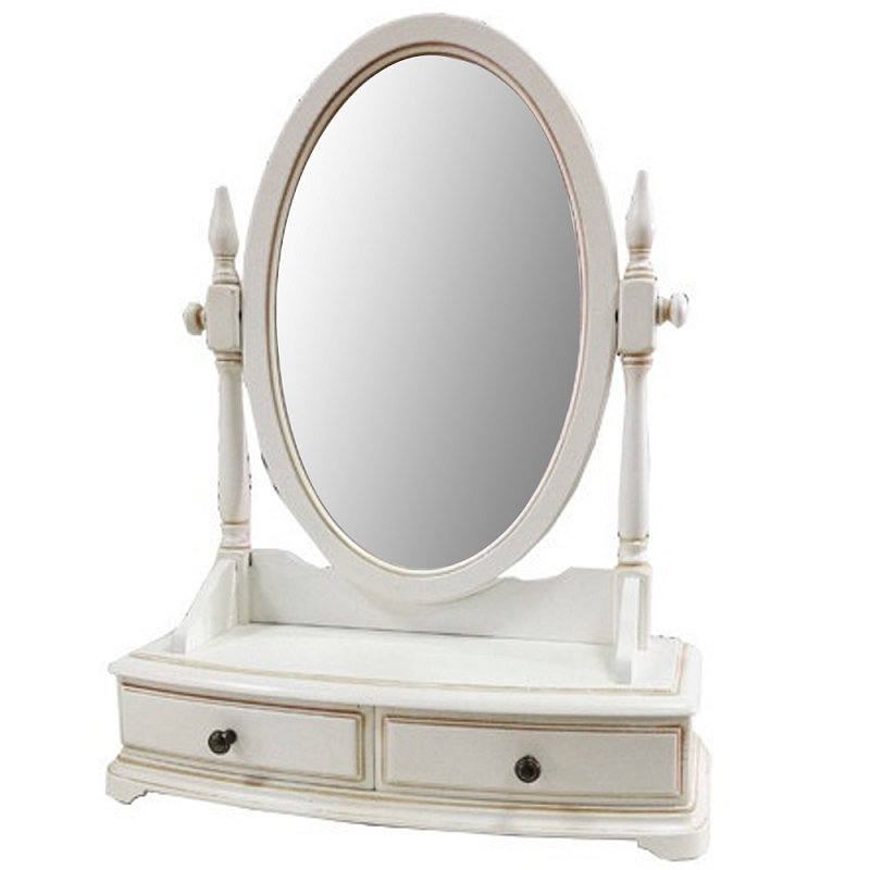 Овальное настольное зеркало из массива дерева Guirlande de Roses Mirror Зеркало ivory ( слоновая кость ) Овальное настольное зеркало из массива дерева Guirlande de Roses Mirror Зеркало ivory ( слоновая кость ) в Костроме | Loft Concept
