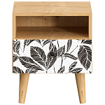Прикроватная тумба с изображением на ящике Elise Nightstand варинант исполнения - 19 | Loft Concept в Костроме