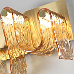 Бра волнистой формы из фактурного стекла Big Wave варинант исполнения - 8 | Loft Concept в Костроме