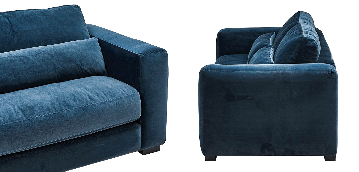 Диван Kleber Sofa blue Диван Kleber Sofa blue - Loft-Concept в Костроме
