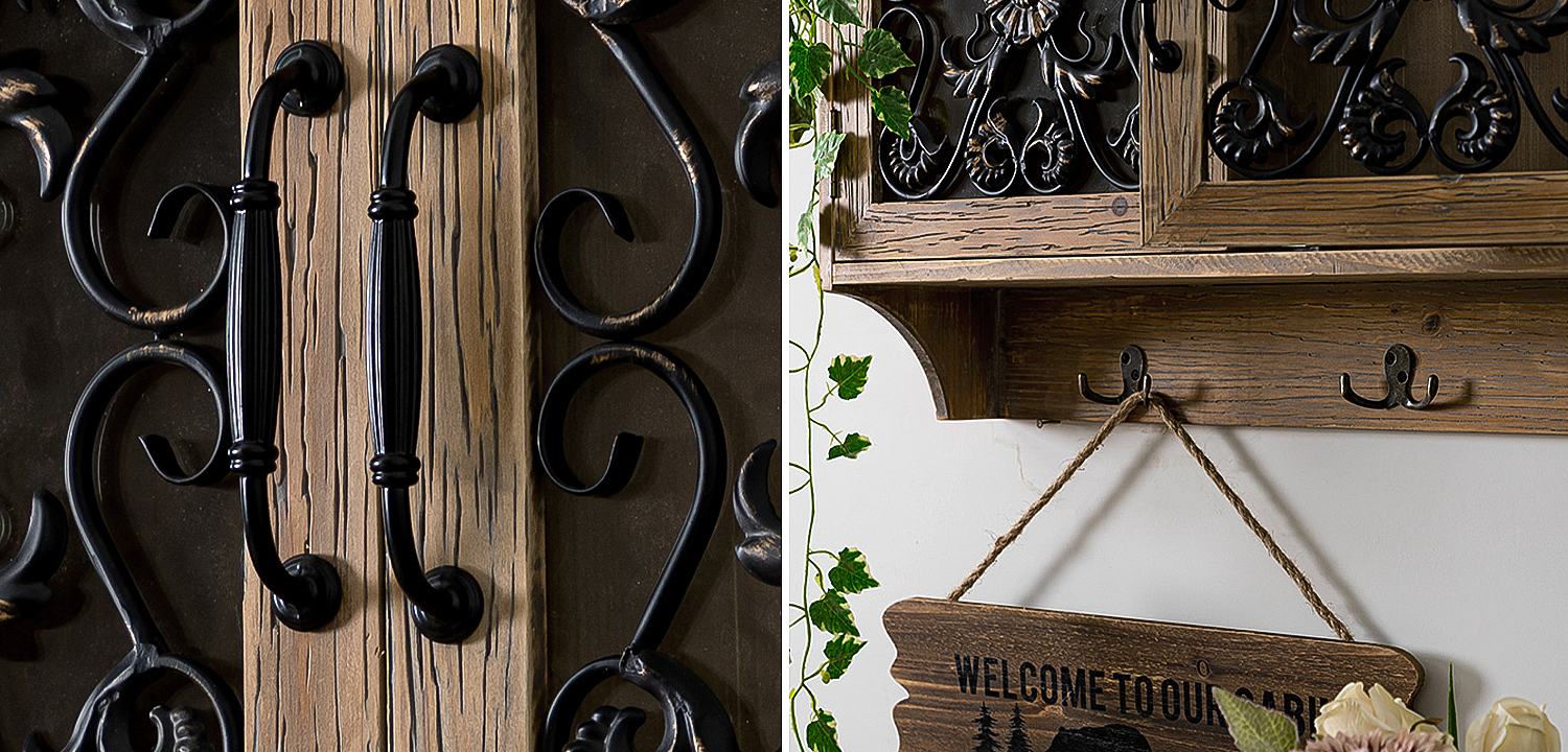 Полка Albert Provence Wood Shelf Полка Albert Provence Wood Shelf - Loft-Concept в Костроме