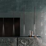 Подвсеной светильник светодиодный металлический цилиндрической формы Высота 60см Trumpet tube варинант исполнения - 6 | Loft Concept в Костроме