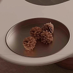 Журнальный столик фигурный со стеклянной столешницей Table Drop варинант исполнения - 6 | Loft Concept в Костроме