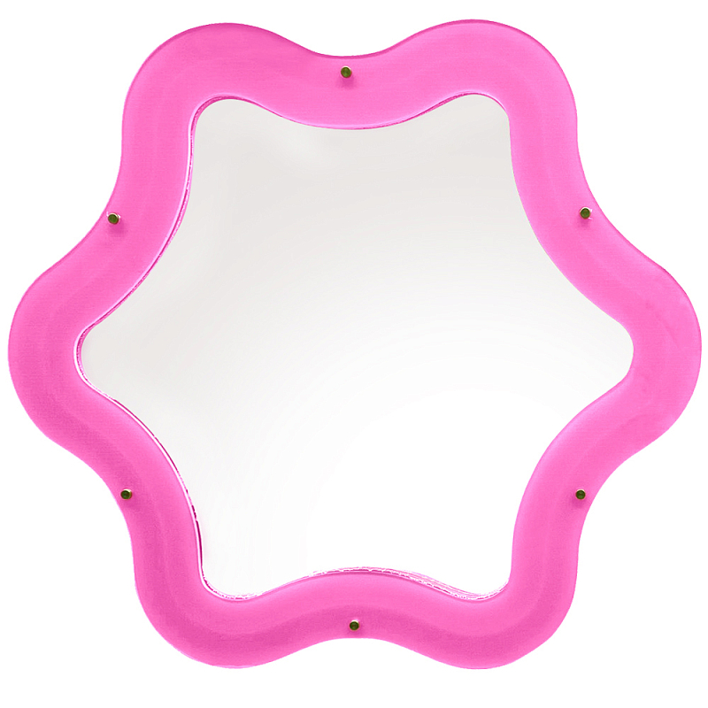 Зеркало Seletti Tiny Flower Розовый Зеркало Seletti Tiny Flower Розовый в Костроме | Loft Concept