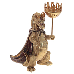 Подсвечник в виде дракона Dragon candlestick Green Gold Brown L or R варинант исполнения - 6 | Loft Concept в Костроме