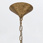 Люстра подвесная с круглыми дисками из серого фактурного стекла с белым матовым шаром внутри Quintiesse варинант исполнения - 4 | Loft Concept в Костроме