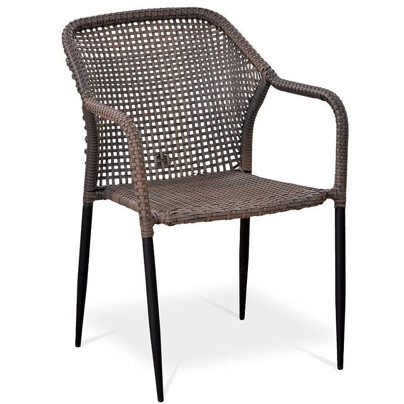 Стул Rottan stool beige Коричневый Черный Стул Rottan stool beige Коричневый Черный в Костроме | Loft Concept