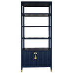 Стеллаж со стеклянными полками Elsa Dreams Blue варинант исполнения - 9 | Loft Concept в Костроме