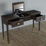 Туалетный стол - Трельяж Elsa Dreams Walnut 120 см варинант исполнения - 2 | Loft Concept в Костроме