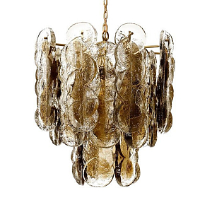 Люстра из круглых стеклянных элементов Vienna