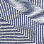 Плед из шерсти мериноса темно-синего цвета 130×180 см Indigo Waves варинант исполнения - 2 | Loft Concept в Костроме