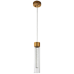 Подвесной светильник золото Sparkling Bubbles Tube Gold Hanging Lamp варинант исполнения - 2 | Loft Concept в Костроме