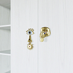 Большой шкаф с витриной Elsa Dreams White варинант исполнения - 4 | Loft Concept в Костроме