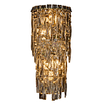 Бра с каскадом из прозрачного хрусталя и корпусом золотого цвета Constant Sparks варинант исполнения - 7 | Loft Concept в Костроме