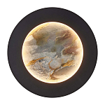 Бра в форме диска черного цвета Borders of Black варинант исполнения - 1 | Loft Concept в Костроме