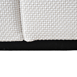 Дизайнерское кресло мягкое с обивкой из рогожки кремового цвета Decoration of Everything варинант исполнения - 3 | Loft Concept в Костроме