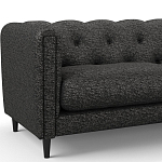 Мебельная ткань Шенилл темно-серый цвет 138 см T4-40 варинант исполнения - 4 | Loft Concept в Костроме