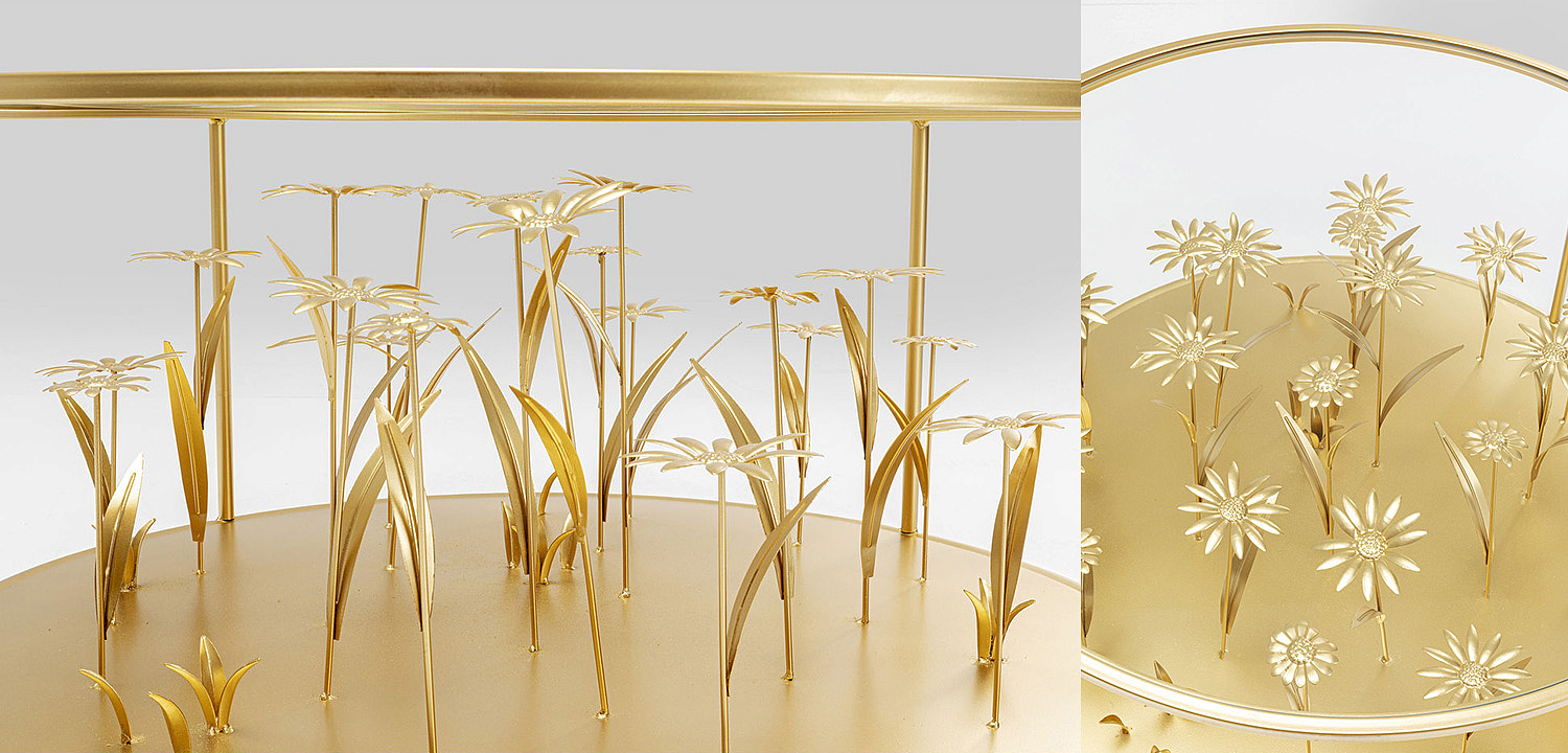Кофейный стол Golden Flowers Кофейный стол Golden Flowers - Loft-Concept в Костроме
