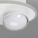 Бра овальной формы белого цвета с 2-мя лампами Lunar Pebbles варинант исполнения - 6 | Loft Concept в Костроме