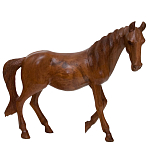 Статуэтка из дерева суар дикая лошадь Wild Horses варинант исполнения - 3 | Loft Concept в Костроме