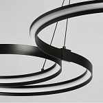 Люстра подвесная светодиодная в виде волнообразной ленты Ribbon Vortex варинант исполнения - 11 | Loft Concept в Костроме