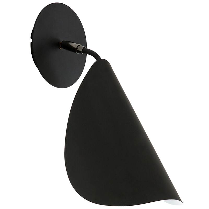 Бра с поворотным плафоном Aracea Black Wall Lamp Черный в Костроме | Loft Concept 