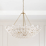 Люстра декорированная цветами из стекла Lightness of Flowers варинант исполнения - 2 | Loft Concept в Костроме