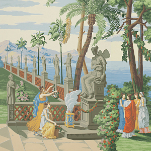 Обои ручная роспись Telemachus Dufour