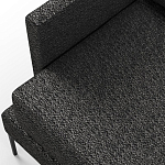 Мебельная ткань Шенилл темно-серый цвет 138 см T4-40 варинант исполнения - 3 | Loft Concept в Костроме