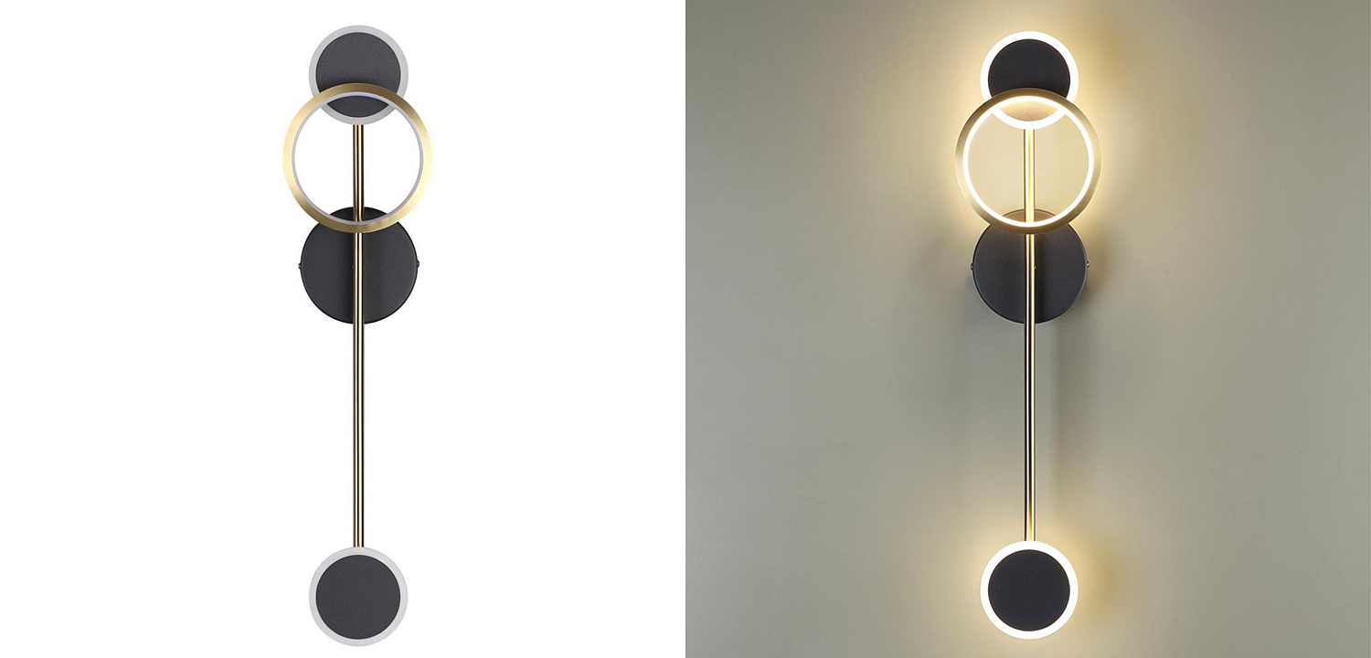 Бра Bendik Gold Ring Wall lamp A Бра Bendik Gold Ring Wall lamp A - Loft-Concept в Костроме