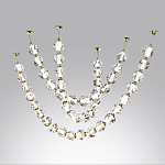 Подвесной светильник из прозрачных шаров Bubbles Bocci варинант исполнения - 3 | Loft Concept в Костроме