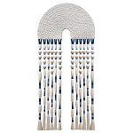 Настенное украшение из нитей Корона с кисточками Crown Wall Hanging варинант исполнения - 4 | Loft Concept в Костроме