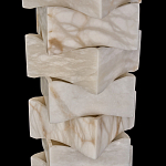 Торшер из натурального камня Stone Constructor варинант исполнения - 3 | Loft Concept в Костроме