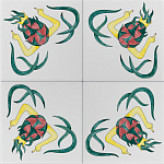 Плитка дизайнерская Драконий фрукт варинант исполнения - 1 | Loft Concept в Костроме