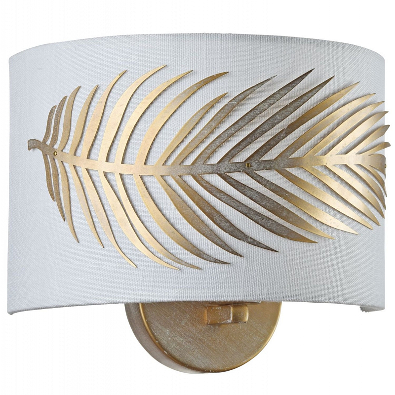 Бра Golden Feather Sconces Золотой Белый Бра Golden Feather Sconces Золотой Белый в Костроме | Loft Concept