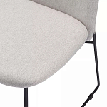 Стул мягкий светло-серый Chair Gray Runners варинант исполнения - 7 | Loft Concept в Костроме