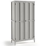 Шкаф серый Silva Grey Cabinet варинант исполнения - 2 | Loft Concept в Костроме