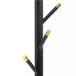Напольная вешалка чёрная с золотистыми элементами Branches Hangers варинант исполнения - 1 | Loft Concept в Костроме