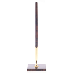 Ручка шариковая на подставке из натурального камня Обсидиан Stone Pens варинант исполнения - 1 | Loft Concept в Костроме