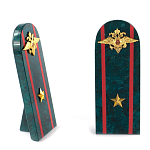 Сувенир Погон МВД из натурального камня змеевик Souvenir Epaulets варинант исполнения - 5 | Loft Concept в Костроме