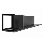 Полка навесная открытая цвета графит Strict Lines  варинант исполнения - 6 | Loft Concept в Костроме