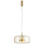 Подвесной светильник Blanton Amber Glass Hanging Lamp 38 варинант исполнения - 2 | Loft Concept в Костроме