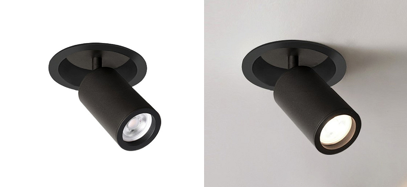 Встраиваемый поворотный спот Modern Spot Black Встраиваемый поворотный спот Modern Spot Black - Loft-Concept в Костроме